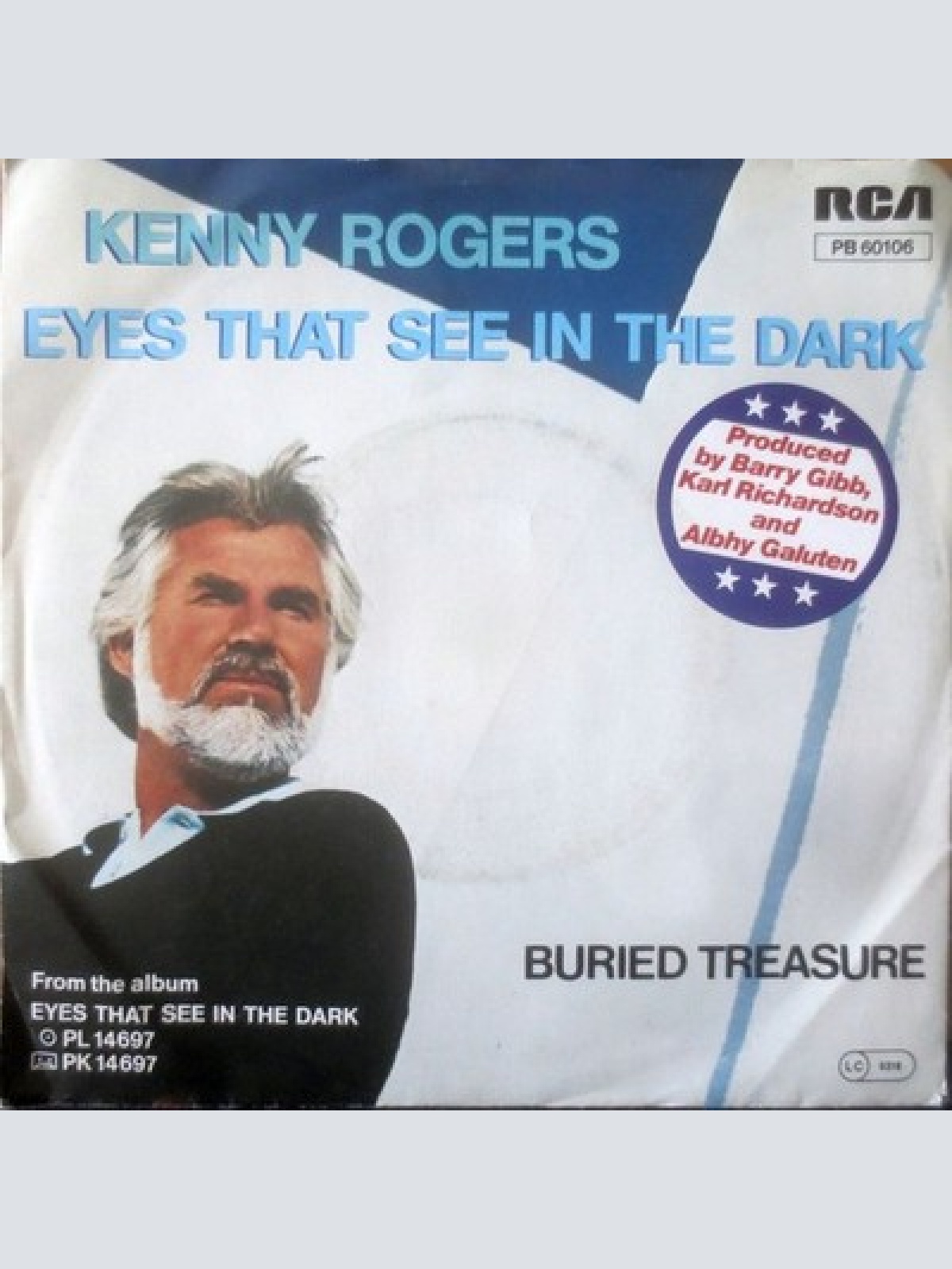 7", Single Kenny Rogers - Eyes That See In The Dark