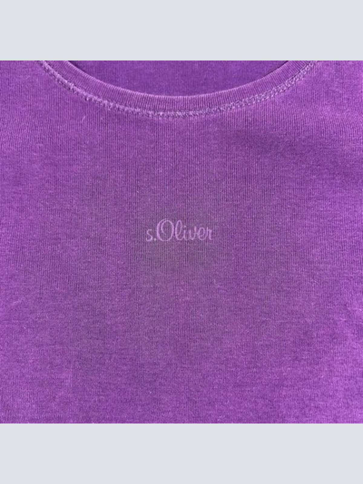S. Oliver T-Shirt Lila Damen Größe S Maße auf Fotos