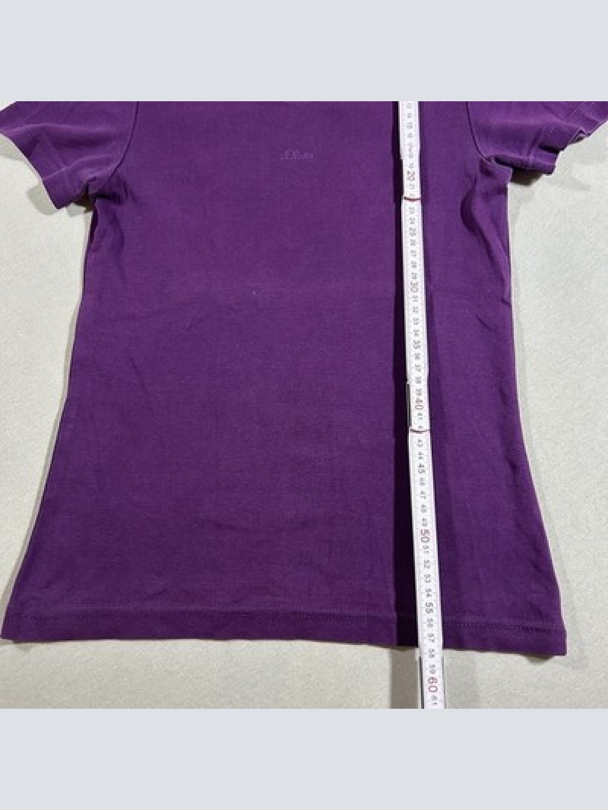 S. Oliver T-Shirt Lila Damen Größe S Maße auf Fotos