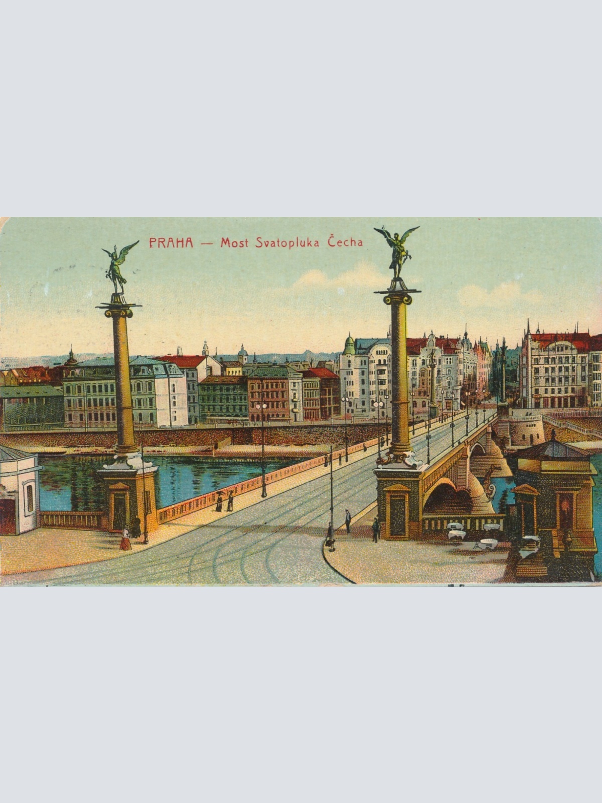 AK aus Praha Prag Most Svatopluka Cecha Tschechien Ansichtskarte (16743)