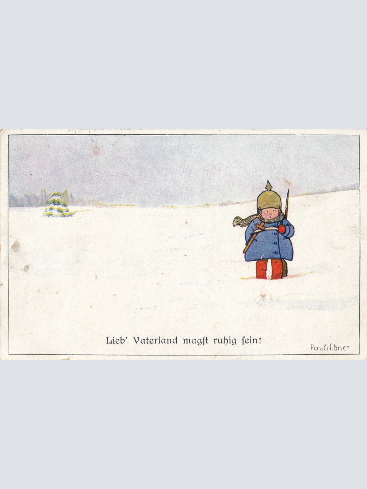 AK aus Militaria Lieb Vaterland Magst ruhig sein Ansichtskarte (16745)