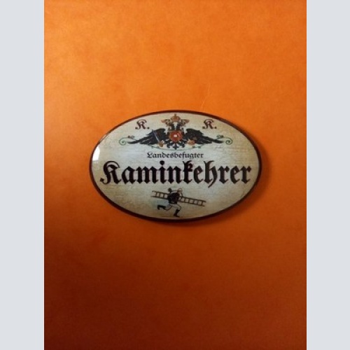 Nostalgie KuK Flaschenöffner Magnet Landesbefugter Kaminkehrer