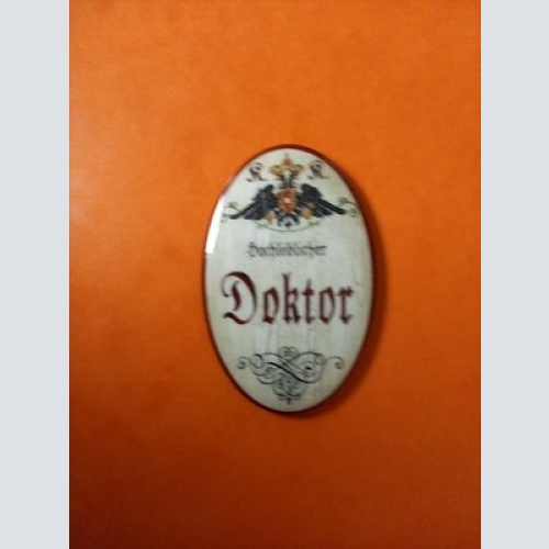 Nostalgie KuK Flaschenöffner Magnet Hochlöbliche Doktor