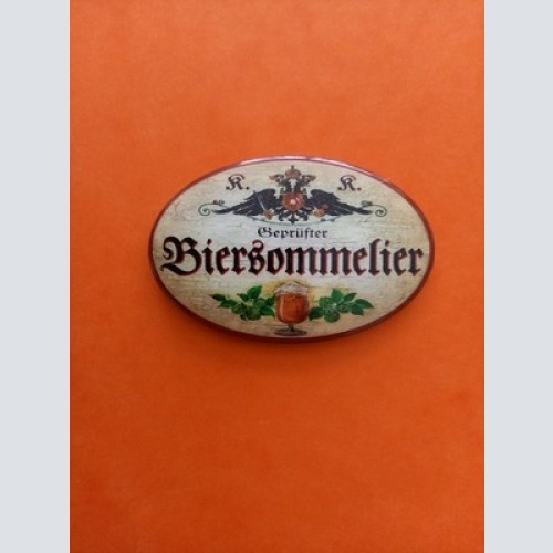 Nostalgie KuK Flaschenöffner Magnet Geprüfter Biersommelier