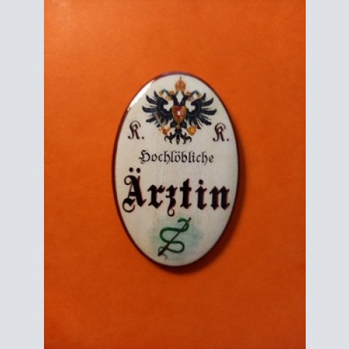 Nostalgie KuK Flaschenöffner Magnet Hochlöbliche Ärztin