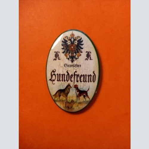 Nostalgie KuK Flaschenöffner Magnet Geprüfter Hundefreund