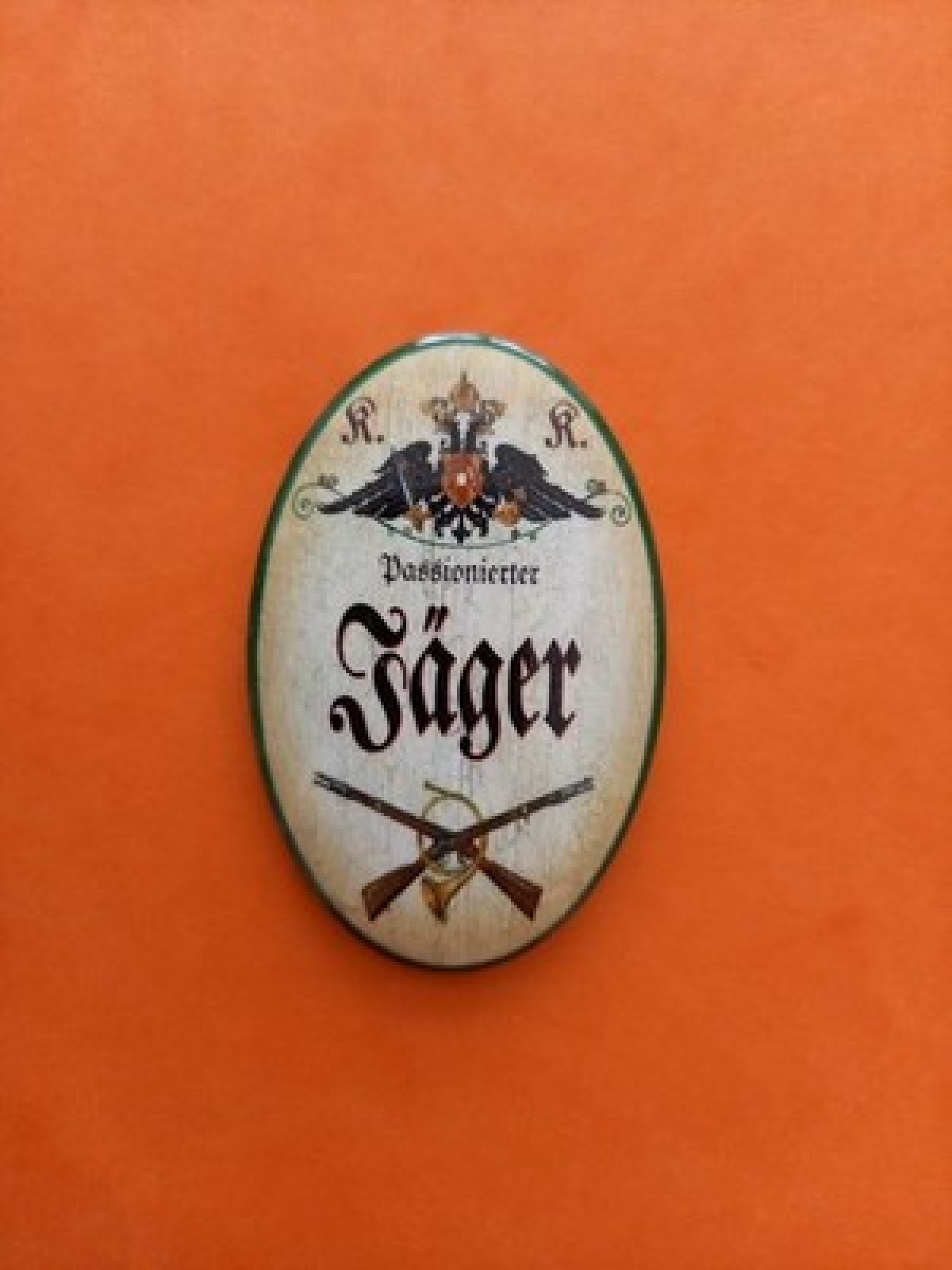 Nostalgie KuK Flaschenöffner Magnet Passionierter Jäger