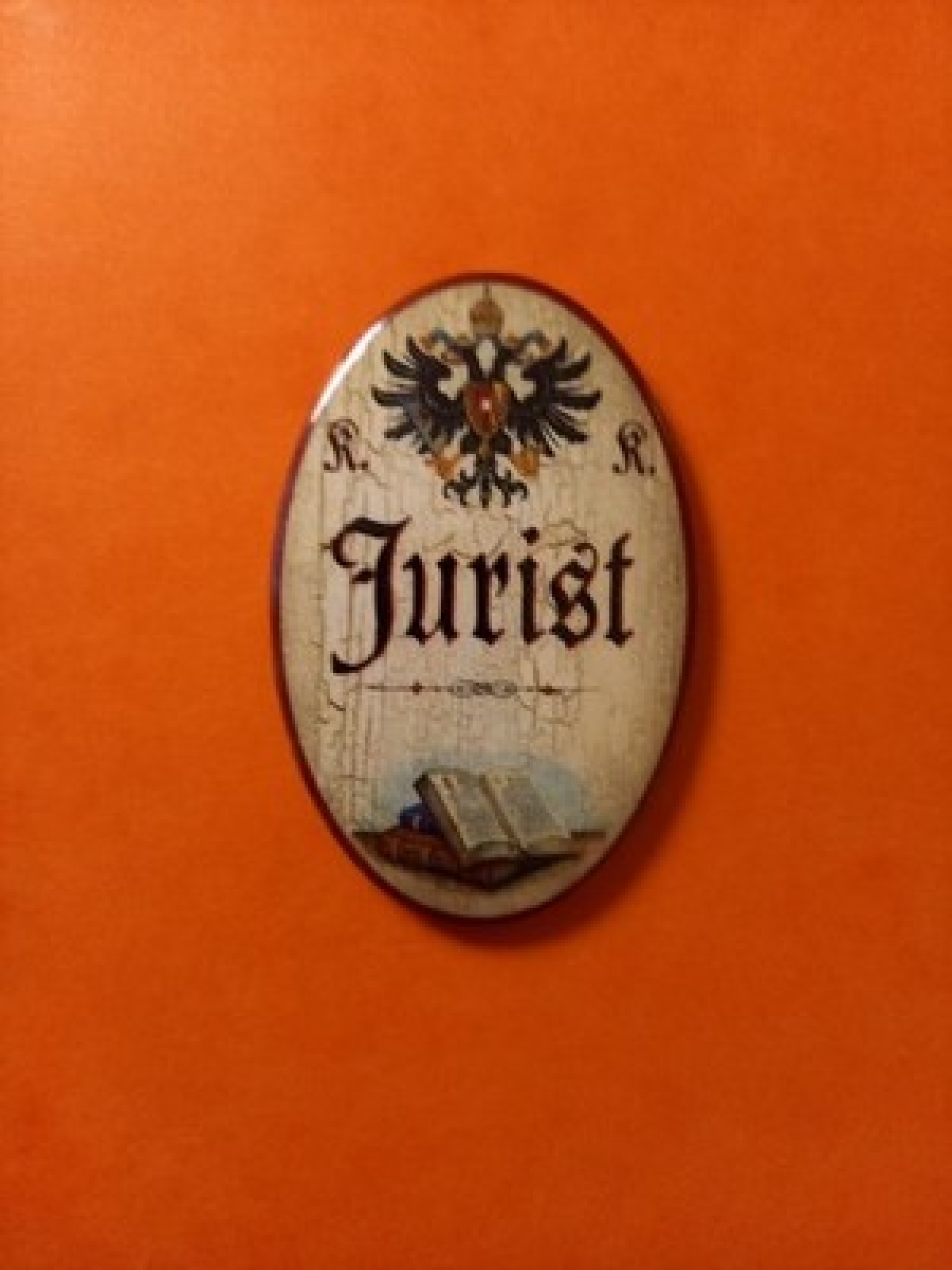 Nostalgie KuK Flaschenöffner Magnet Jurist