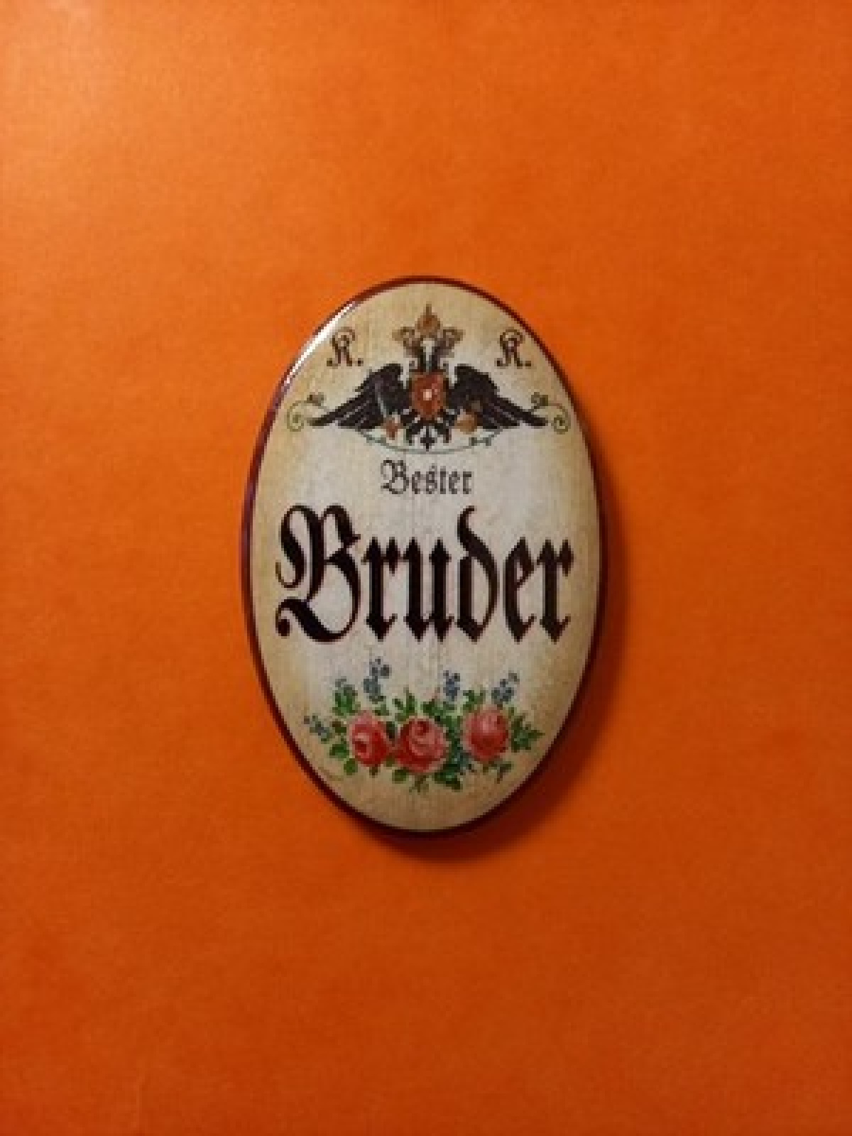 Nostalgie KuK Flaschenöffner Magnet Bester Bruder