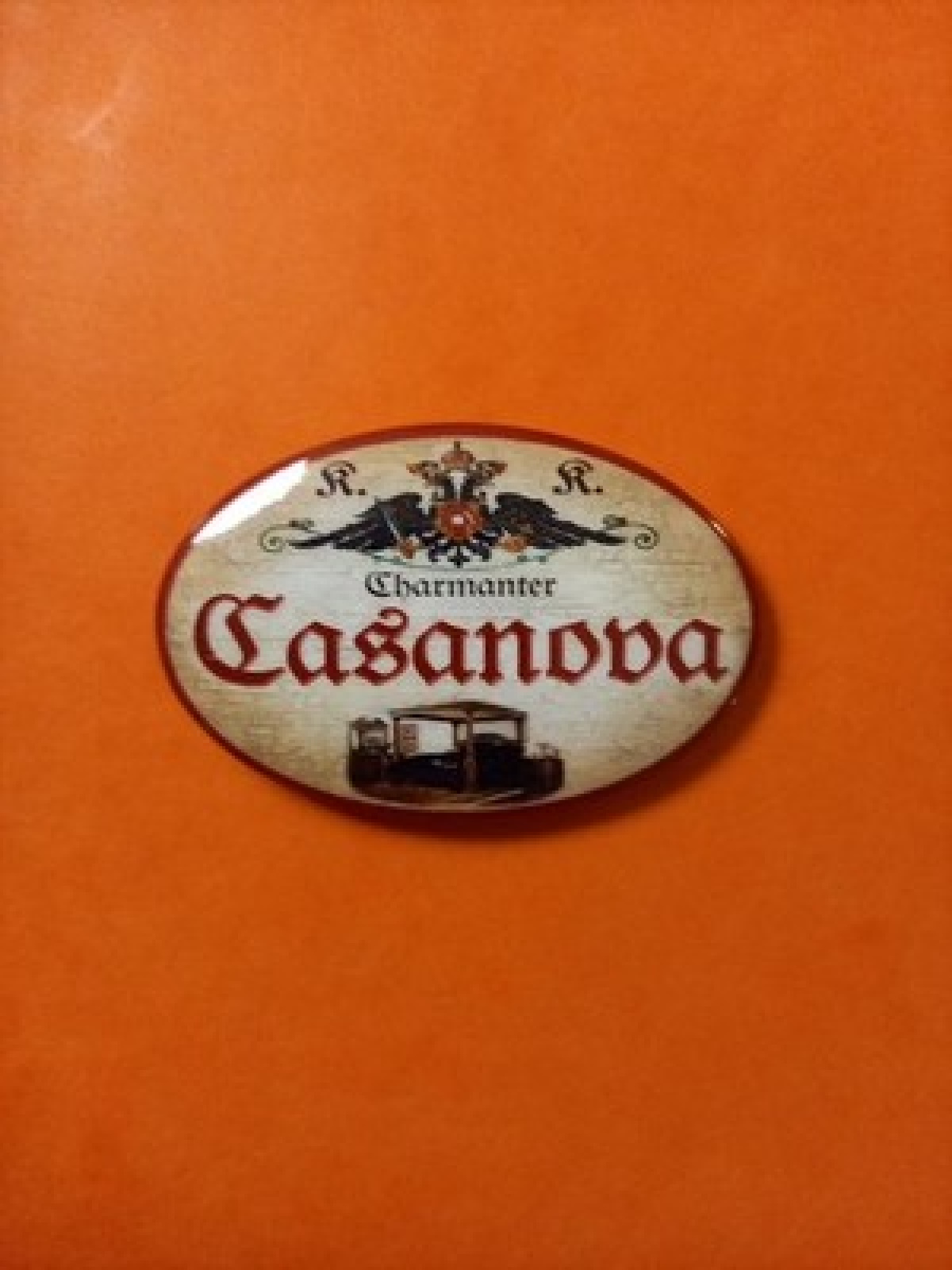 Nostalgie KuK Flaschenöffner Magnet Charmanter Casanova