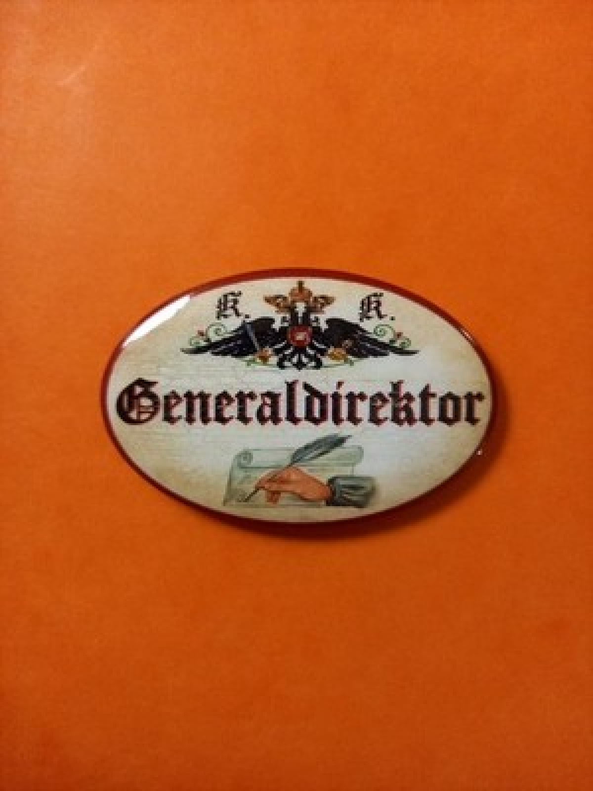 Nostalgie KuK Flaschenöffner Magnet Generaldirektor