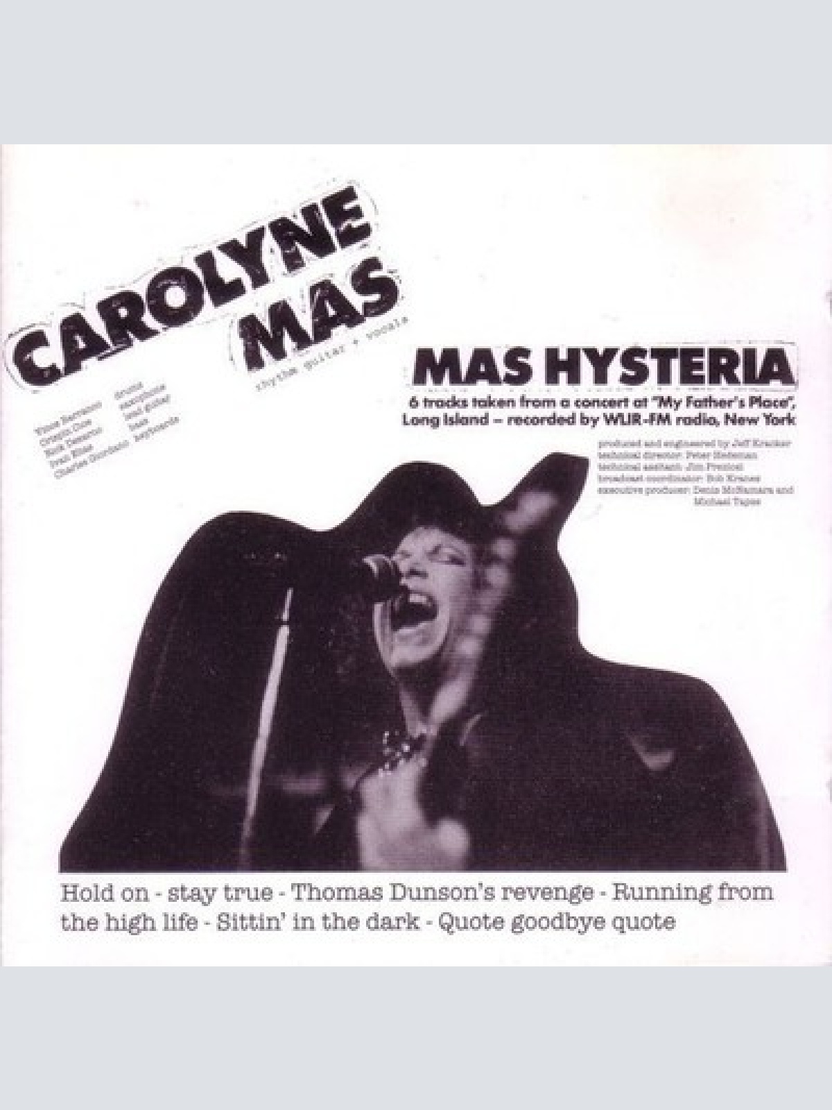 CD, Album, RE Carolyne Mas - Mas Hysteria