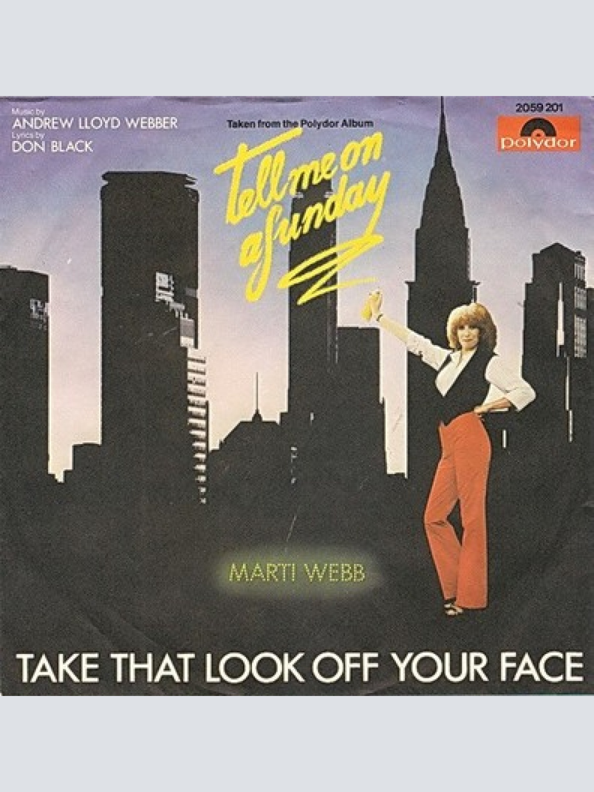 7", Single Marti Webb - Take That Look Off Your Face