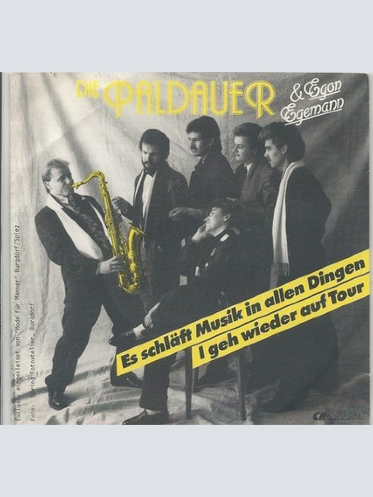 7", Single Die Paldauer & Egon Egemann - Es Schläft Musik In Allen Dingen
