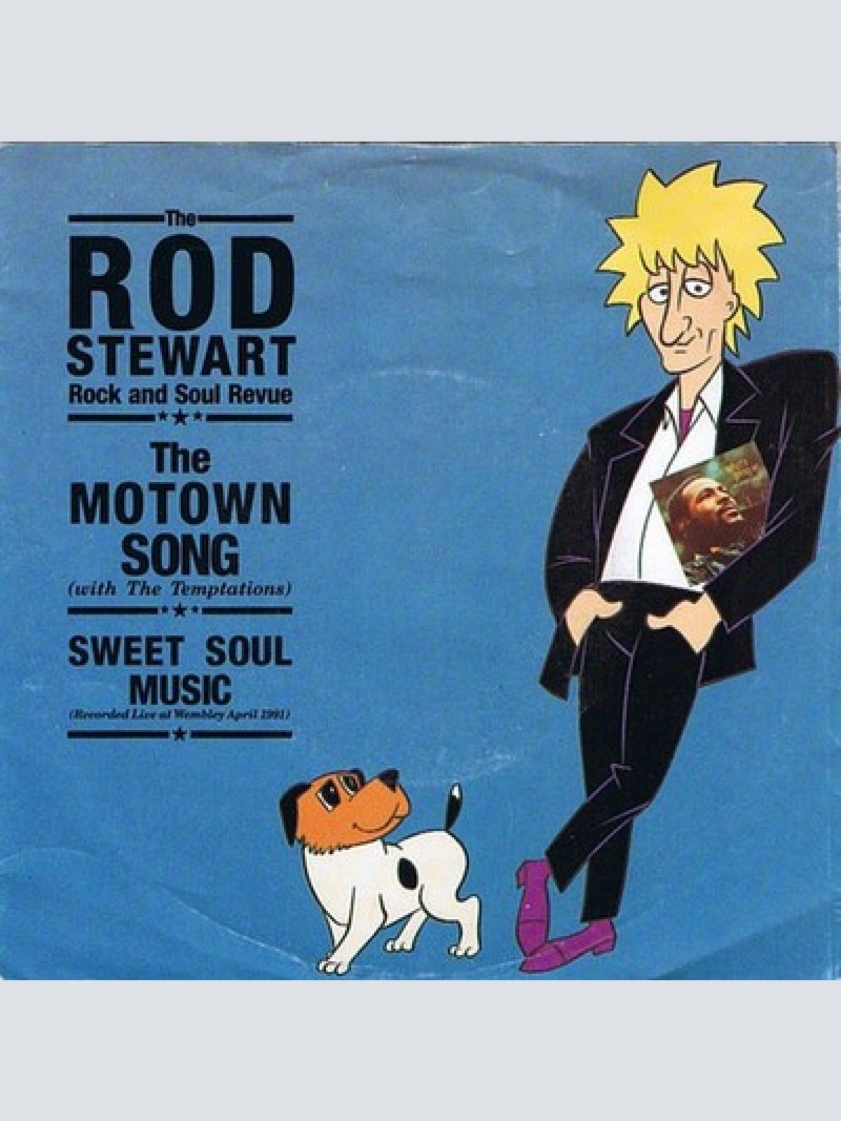 7", Single, Sma Rod Stewart  With The Temptations - The Motown Song