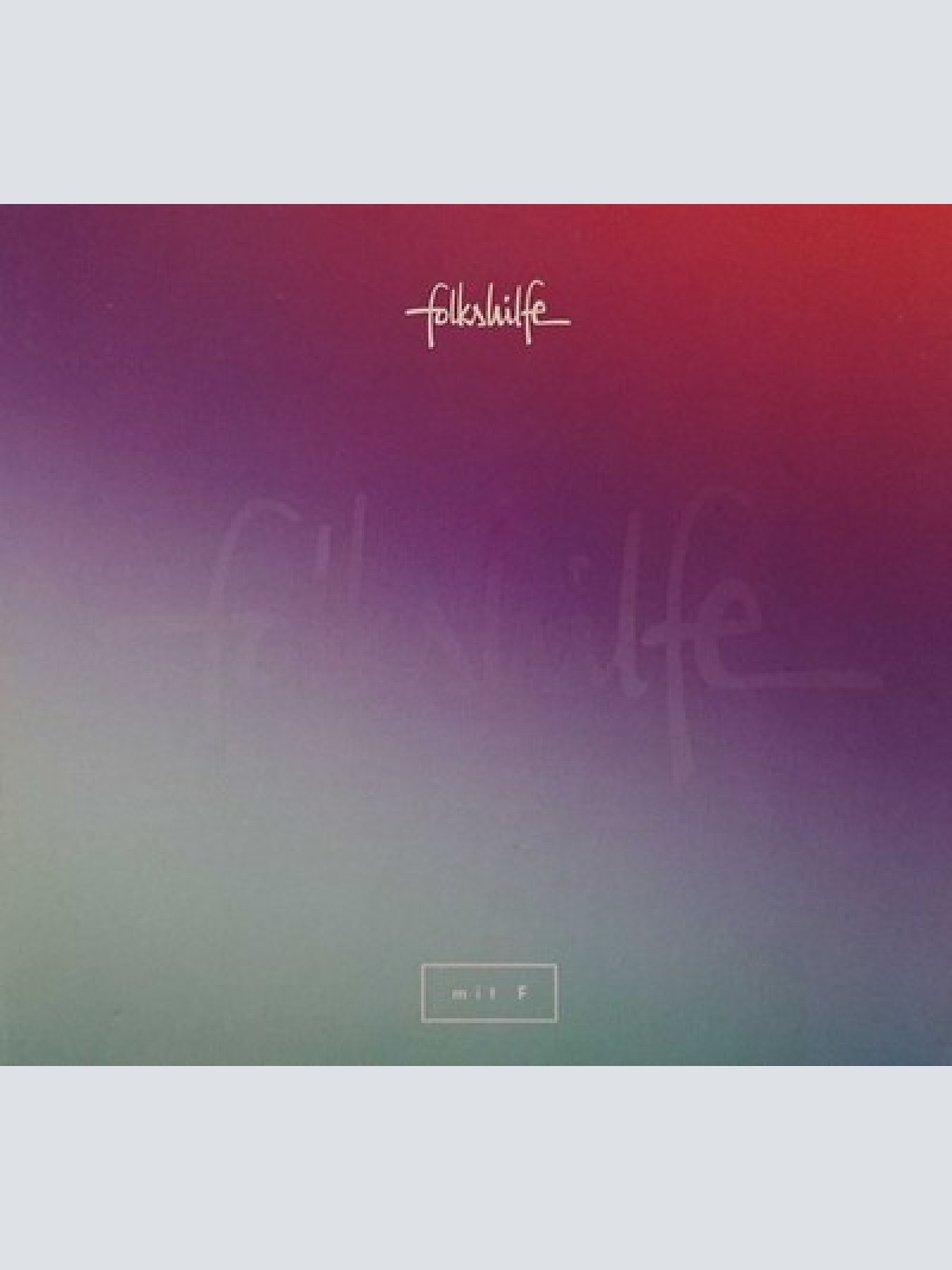 CD, Album Folkshilfe - Mit F