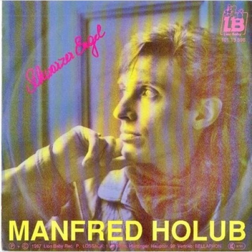 7", Single Manfred Holub - Schwarzer Engel