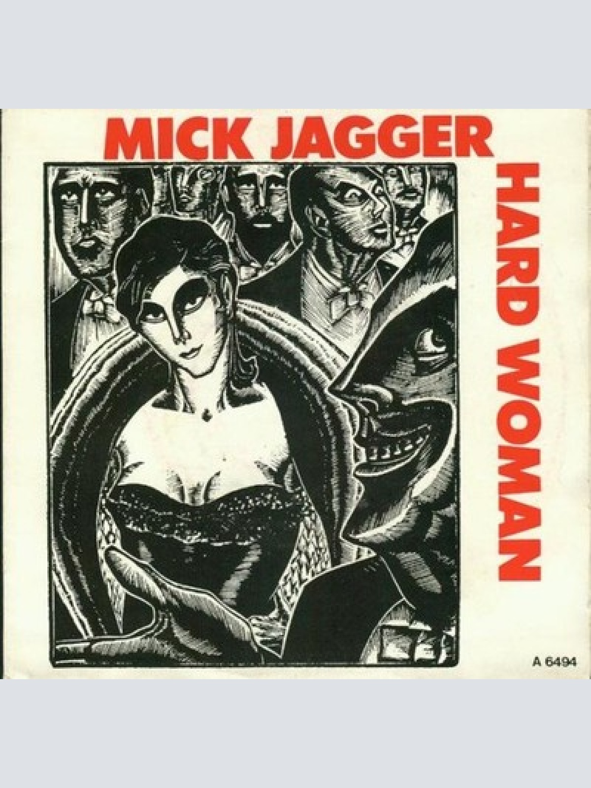7", Single Mick Jagger - Hard Woman