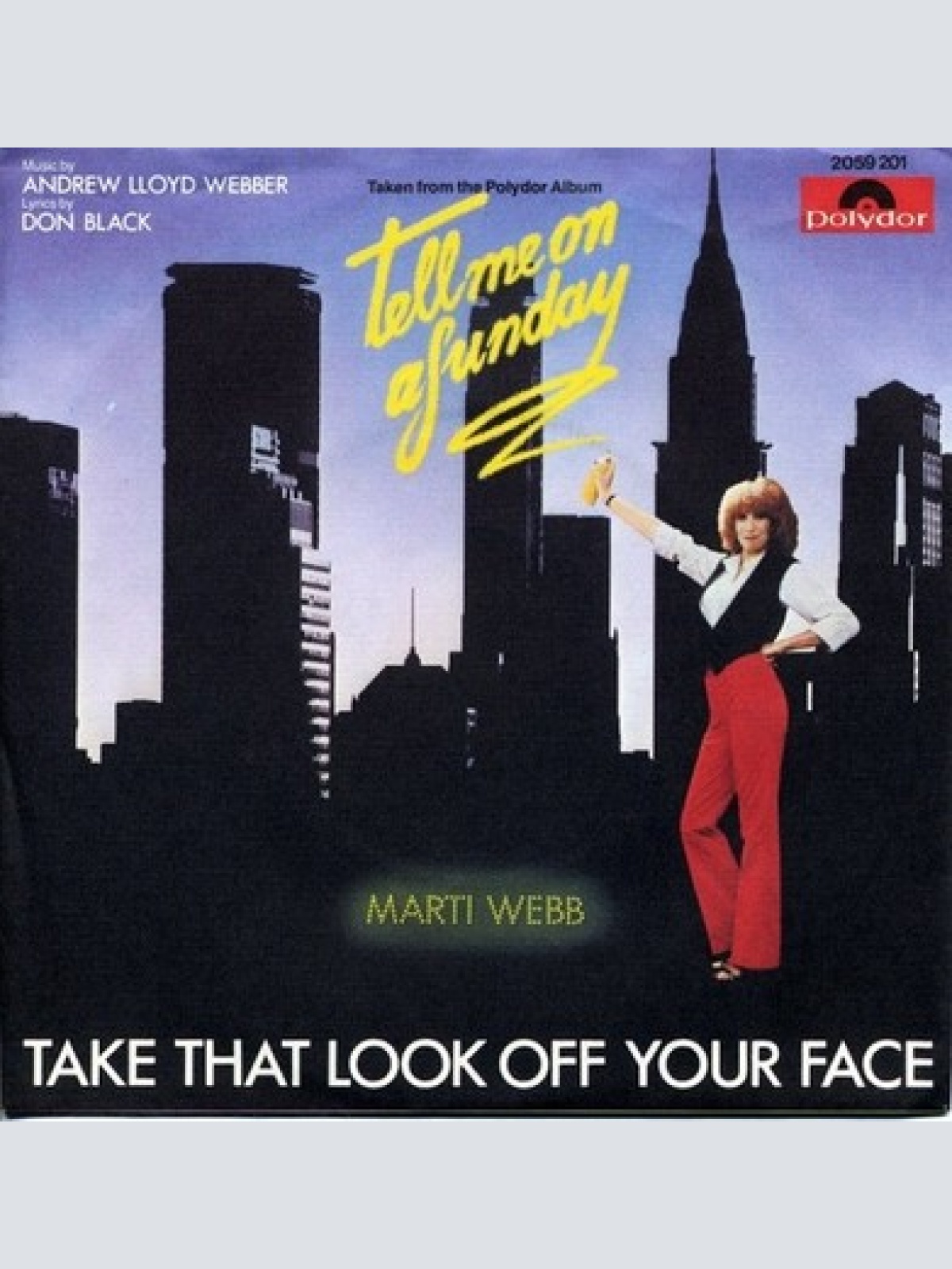 7", Single Marti Webb - Take That Look Off Your Face