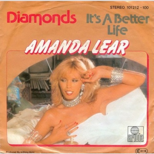 7", Single Amanda Lear - Diamonds