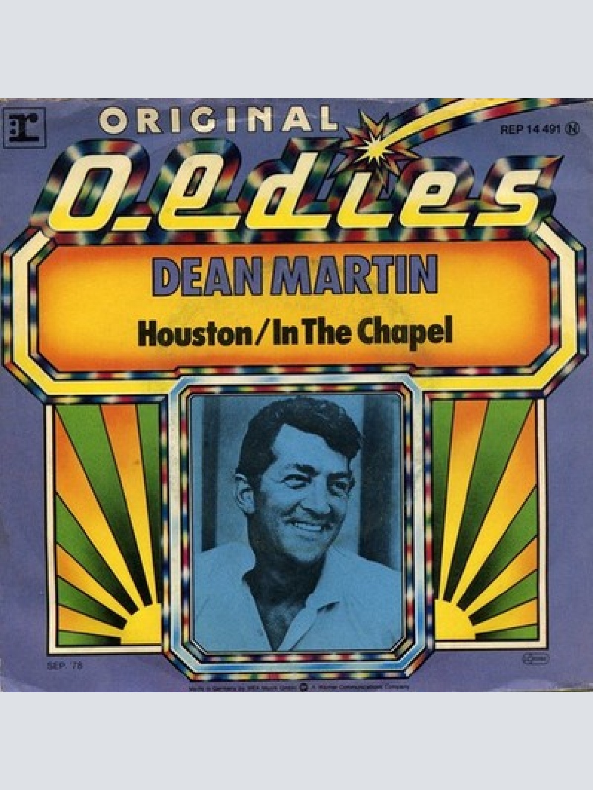 7", Single, RE Dean Martin - Houston / In The Chapel In The Moonlight