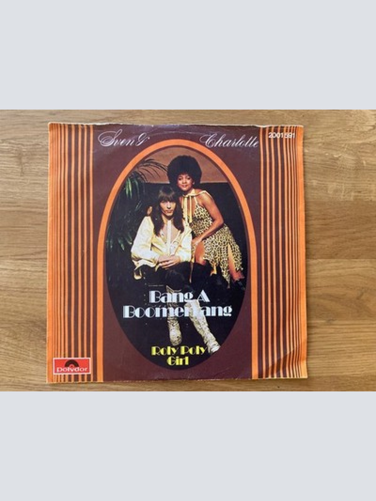 7", Single Svenne & Lotta - Bang-A-Boomerang