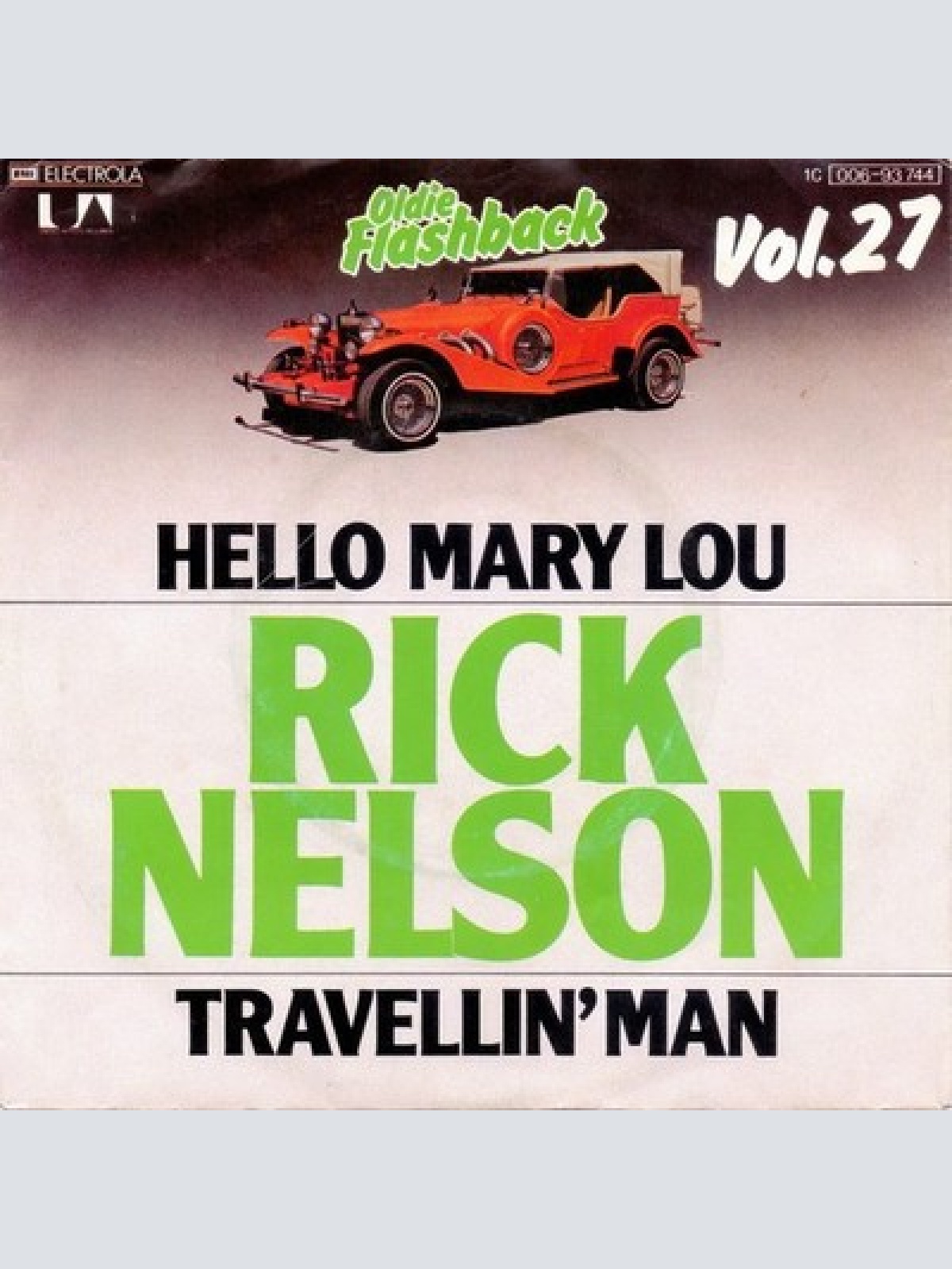 7", Single, RE Rick Nelson* - Hello Mary Lou / Travellin' Man