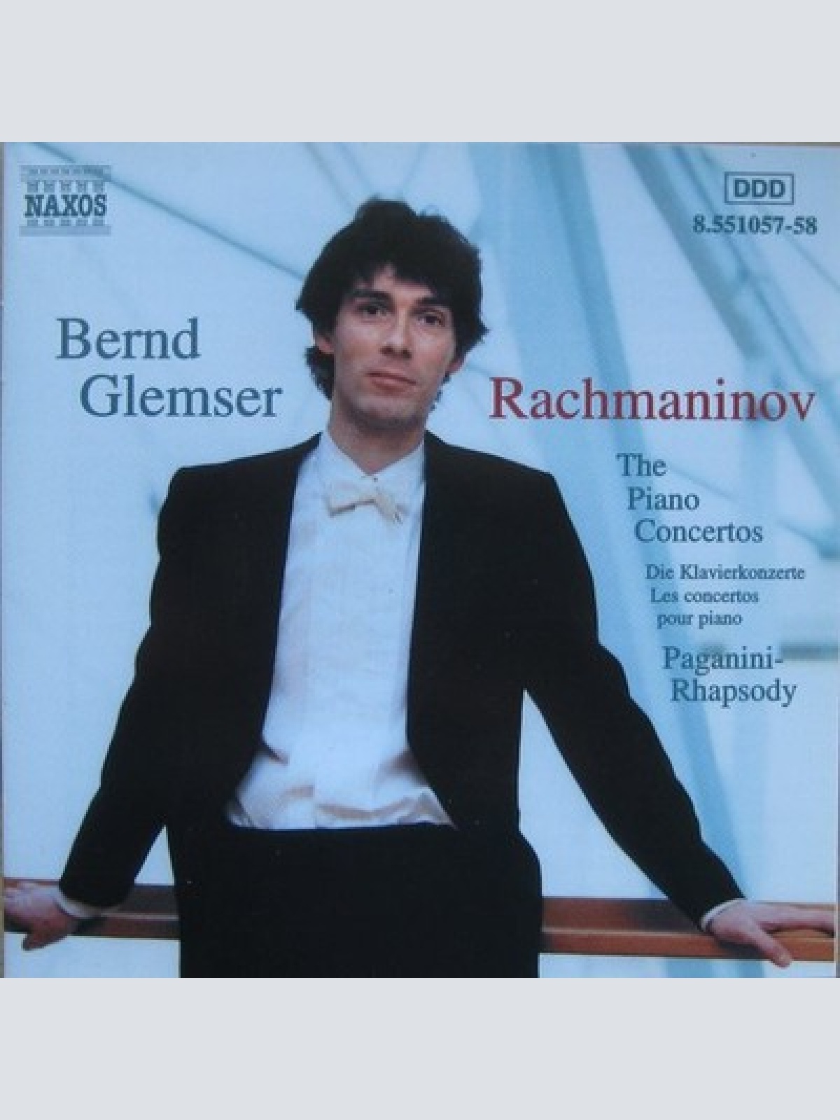 2xCD Bernd Glemser : Sergei Vasilyevich Rachmaninoff - The Piano Concertos  •...