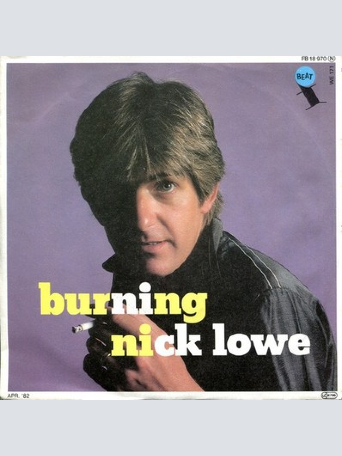 7", Single Nick Lowe - Burning