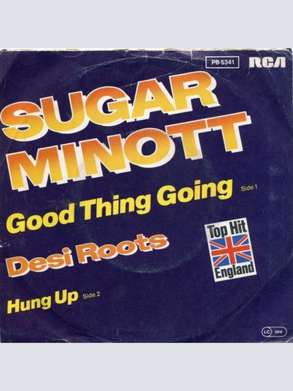 7", Single Sugar Minott / Desi Roots - Good Thing Going / Hung Up