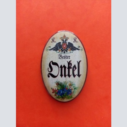 Nostalgie KuK Flaschenöffner Magnet Bester Onkel