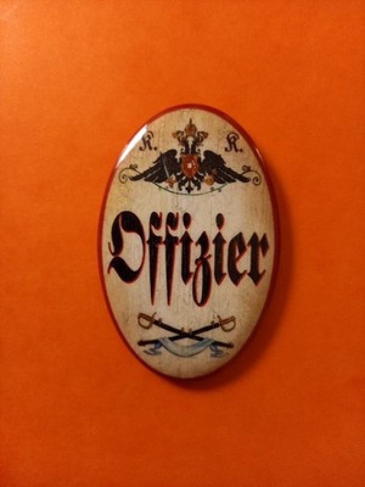 Nostalgie KuK Flaschenöffner Magnet Offizier