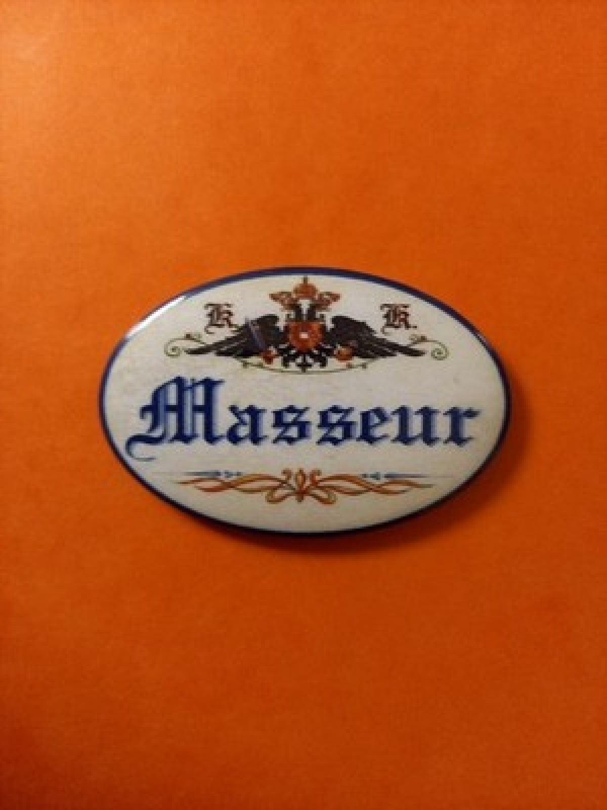 Nostalgie KuK Flaschenöffner Magnet Masseur