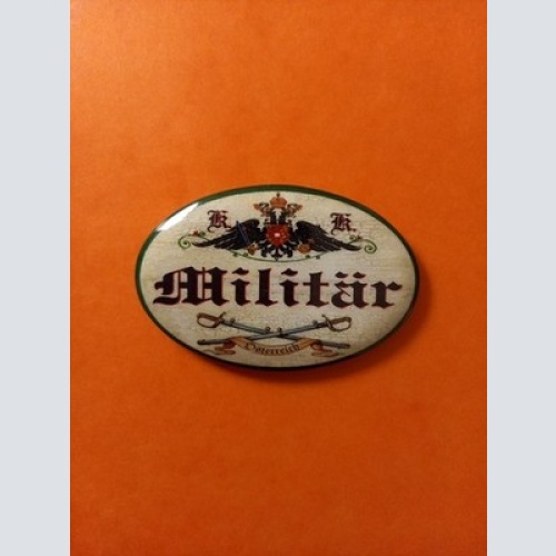 Nostalgie KuK Flaschenöffner Magnet Militär