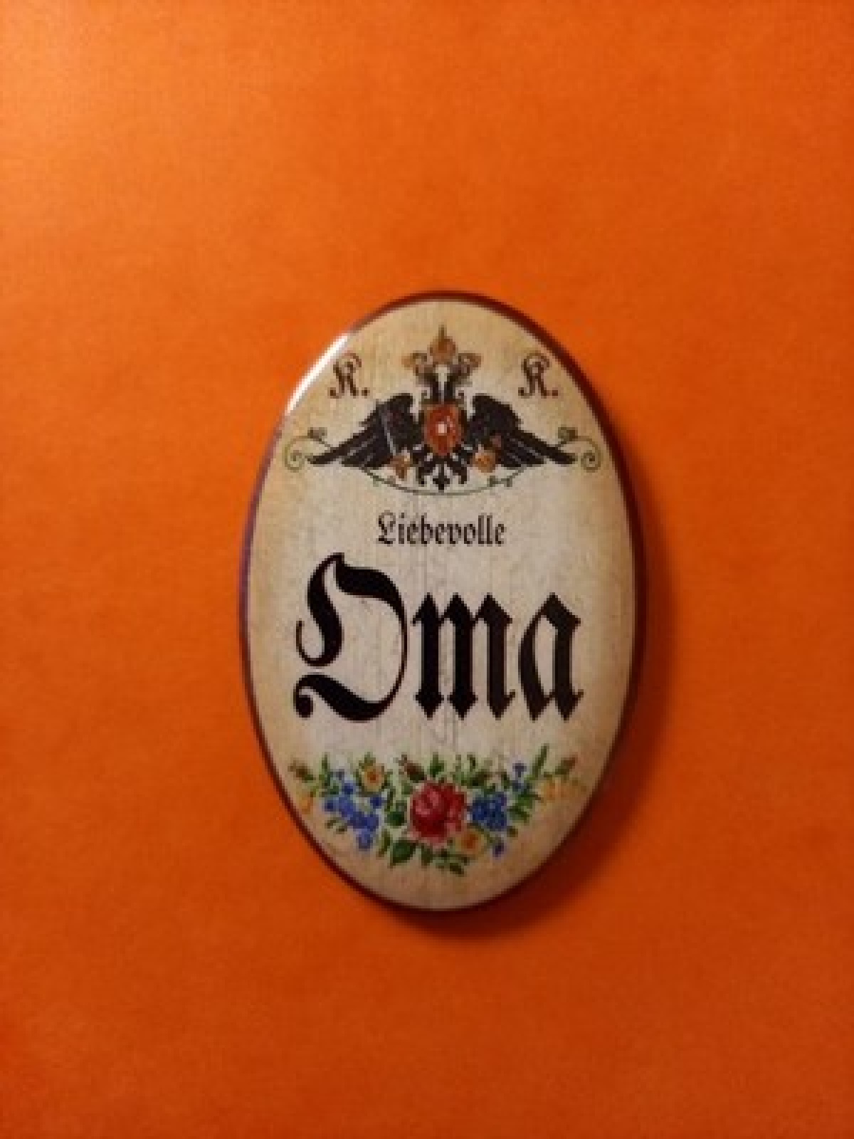 Nostalgie KuK Flaschenöffner Magnet Liebevolle Oma