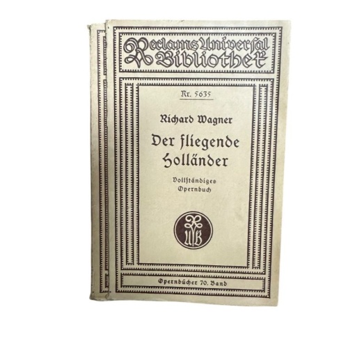 Der fliegende Holländer. Romantische Oper in drei Aufzügen von Richard Wagner. V