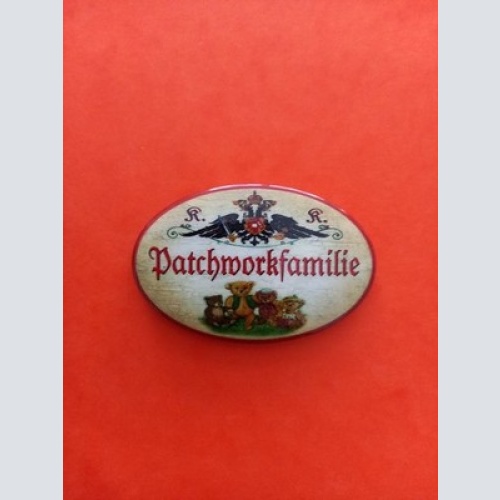 Nostalgie KuK Flaschenöffner Magnet Patchworkfamilie