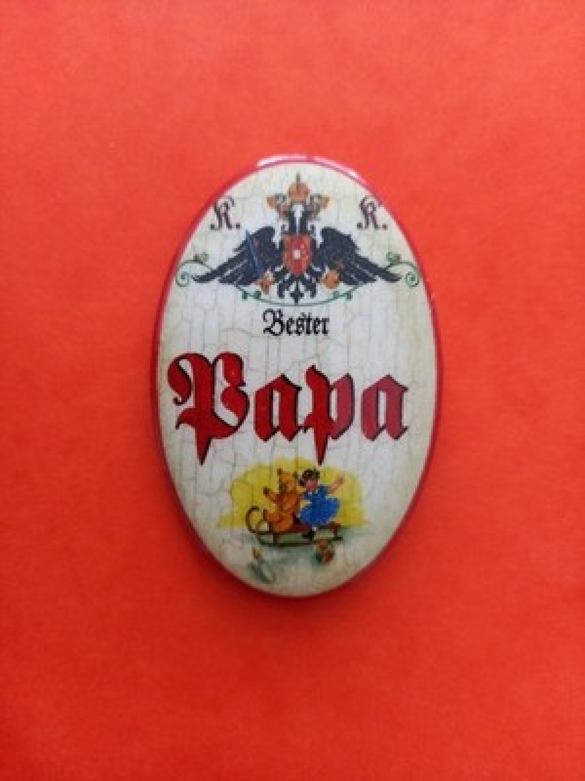 Nostalgie KuK Flaschenöffner Magnet Bester Papa