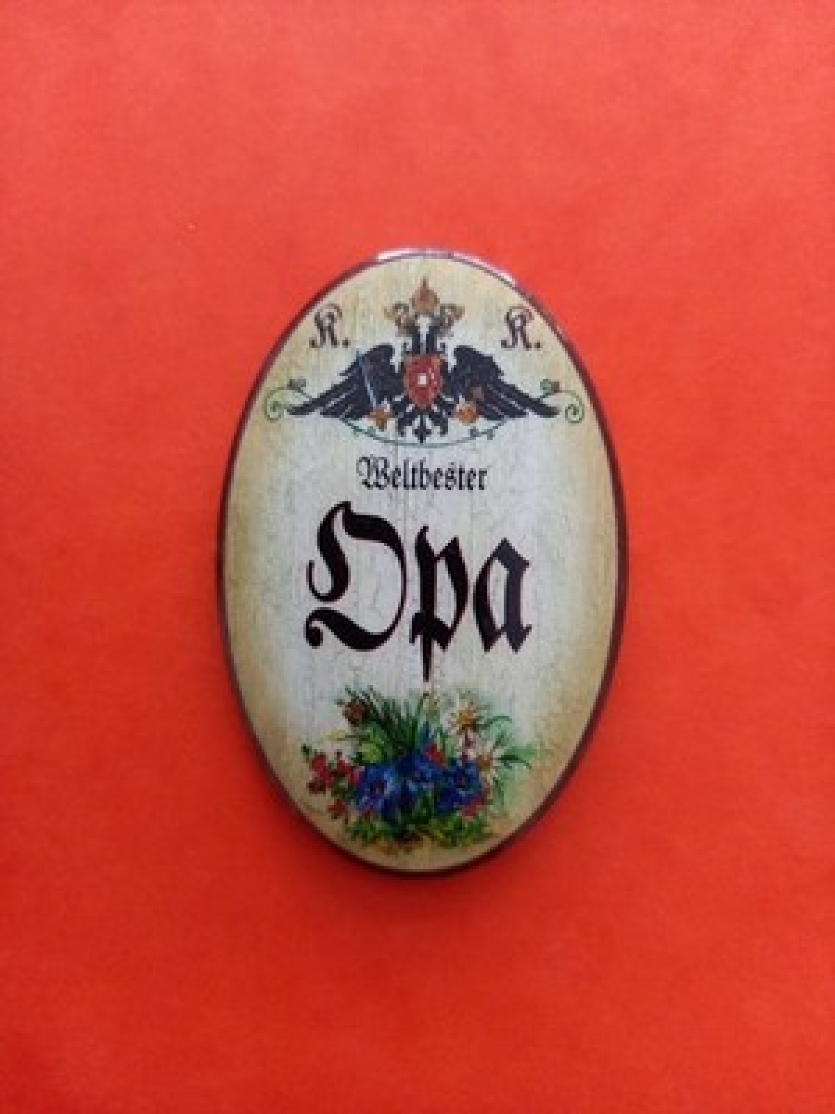 Nostalgie KuK Flaschenöffner Magnet Weltbester Opa