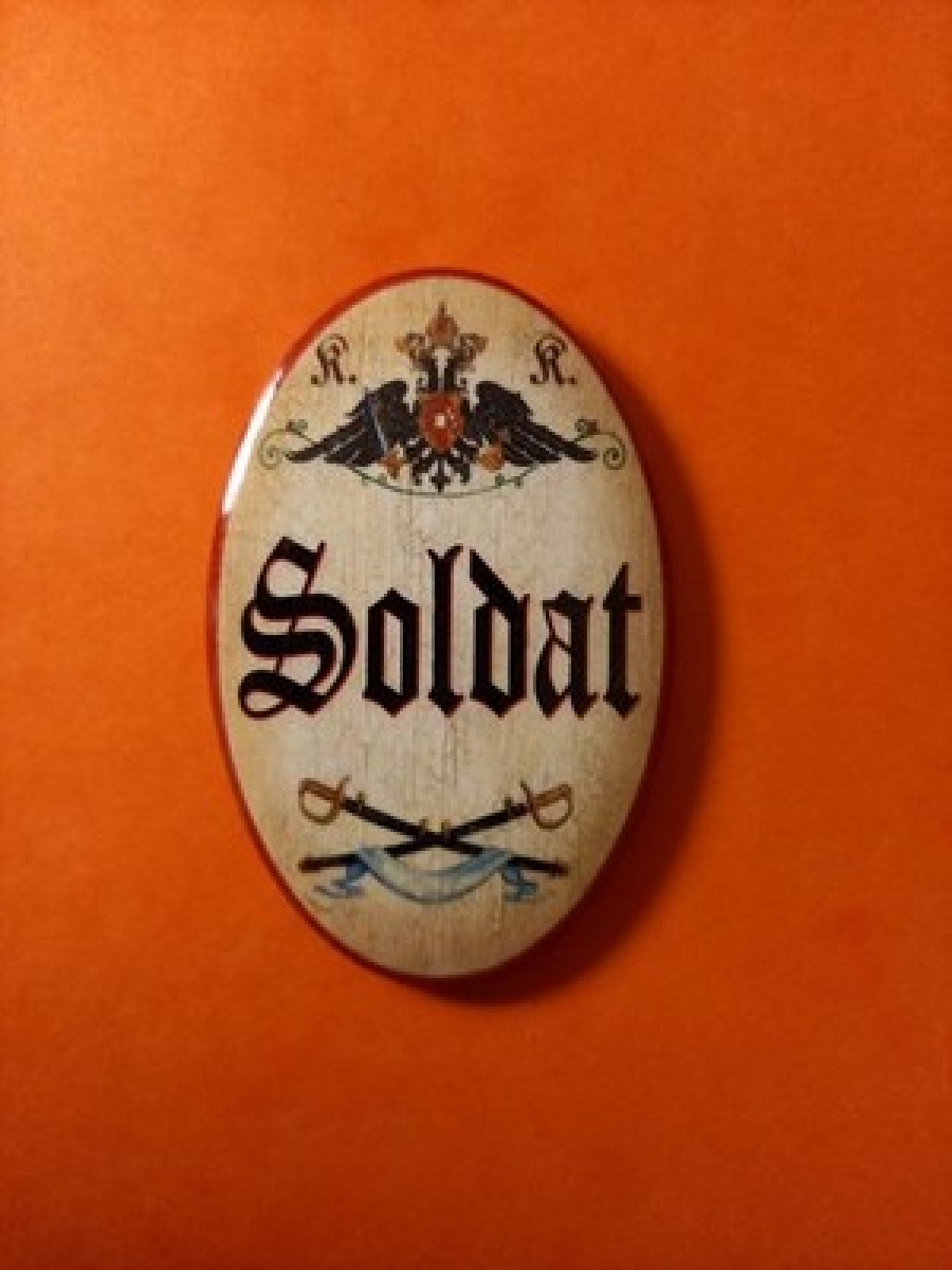 Nostalgie KuK Flaschenöffner Magnet Soldat