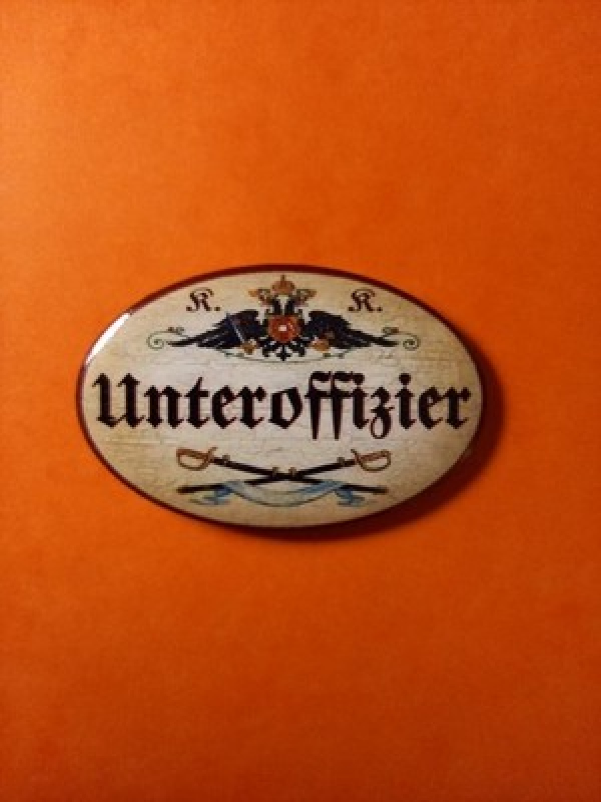 Nostalgie KuK Flaschenöffner Magnet Unteroffizier