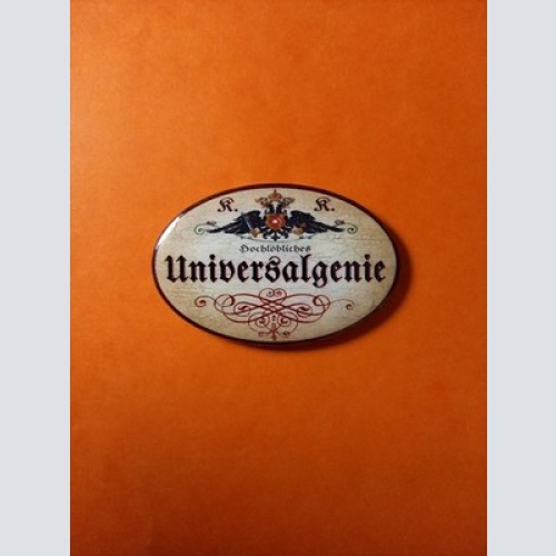 Nostalgie KuK Flaschenöffner Magnet Hochlöbliches Universalgenie