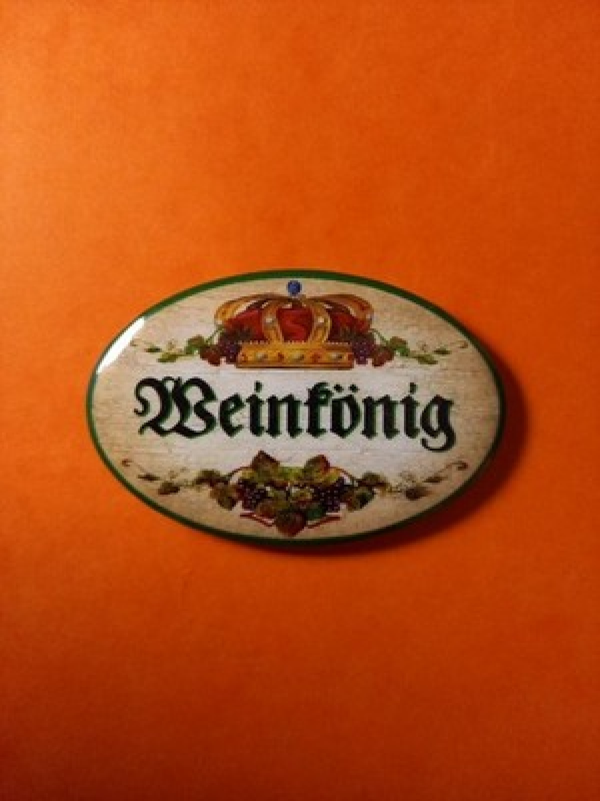 Nostalgie KuK Flaschenöffner Magnet Weinkönig