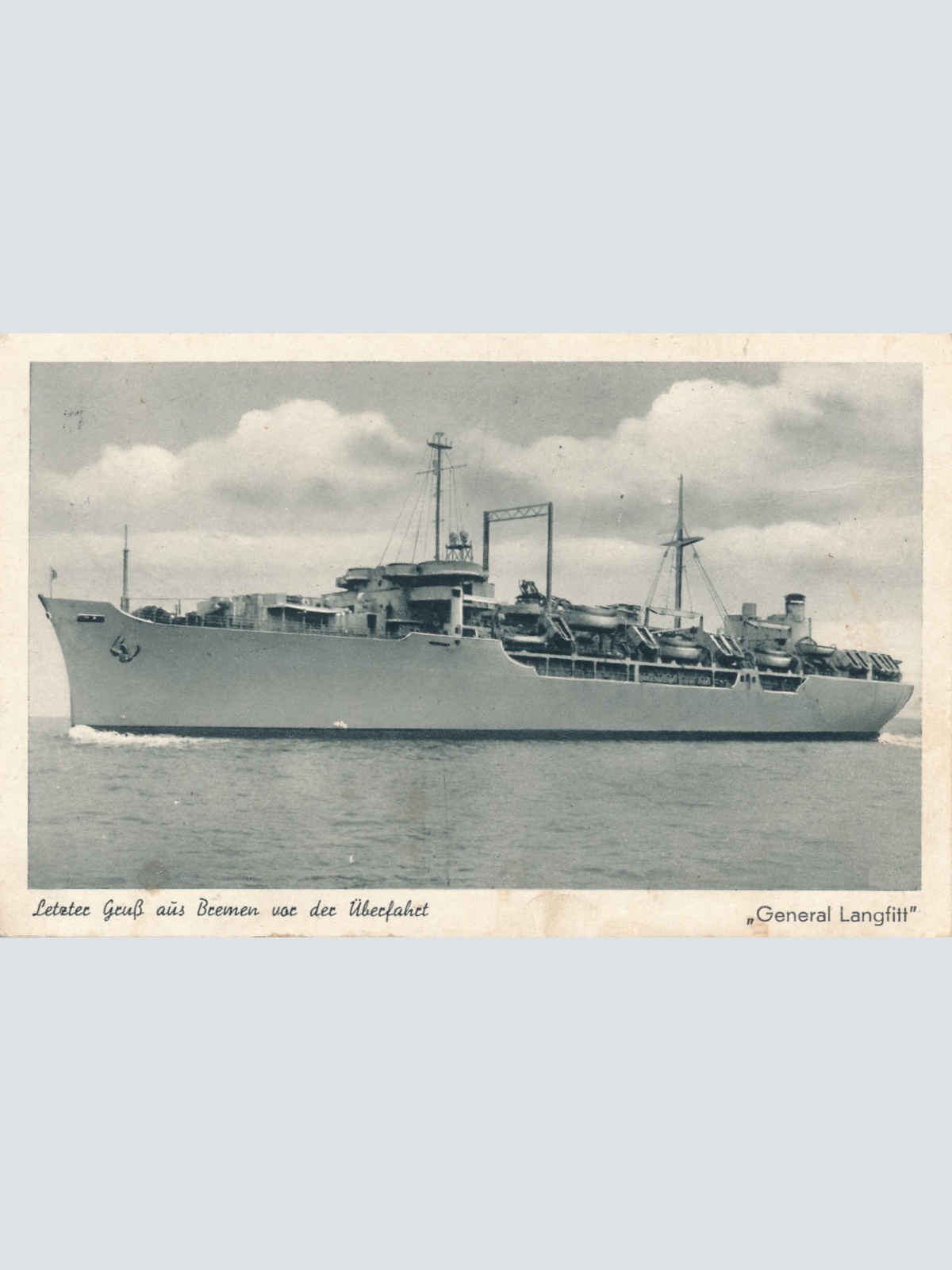 AK vom Dampfer General Langfitt Ansichtskarte (16874)