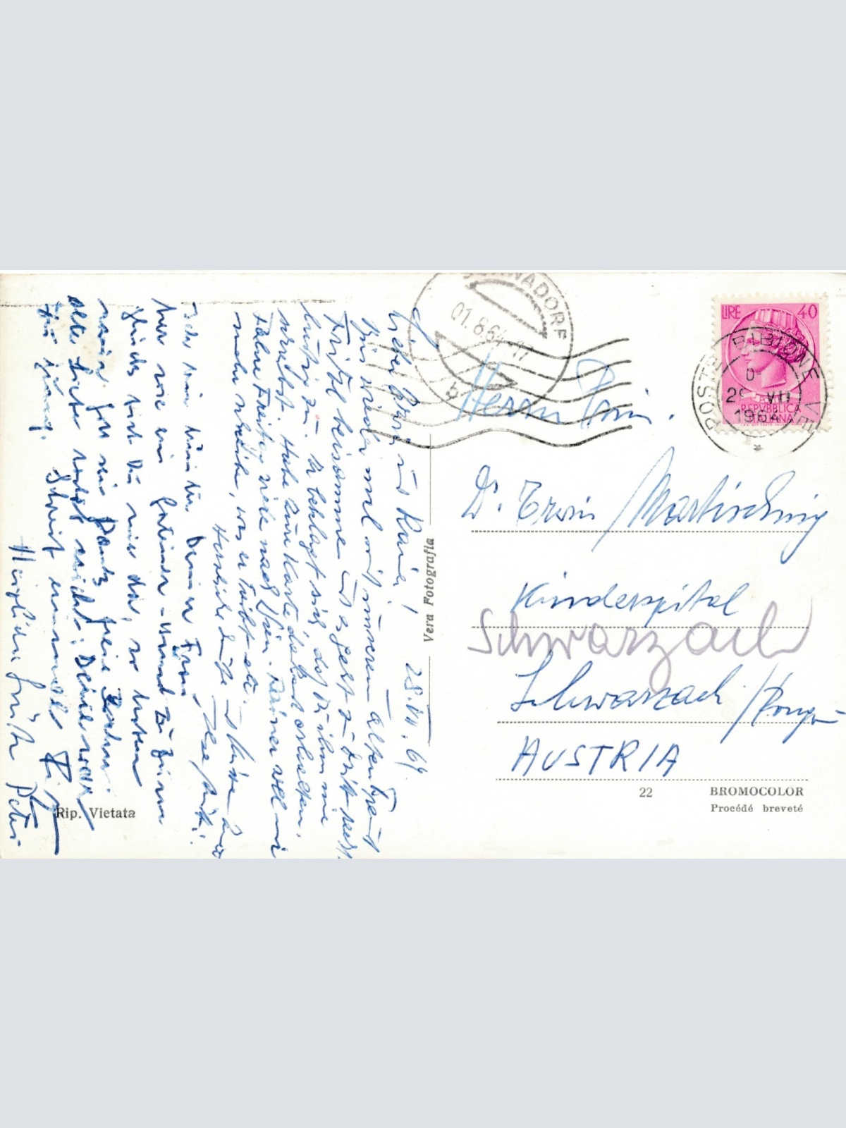 AK aus Lido di Bibione Italien Ansichtskarte (17098)