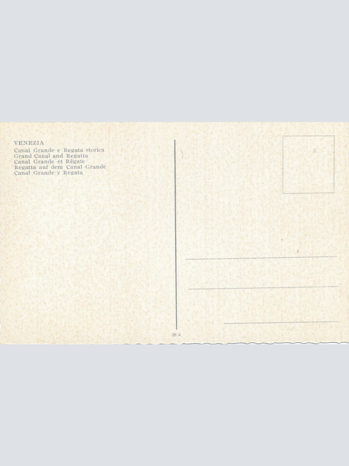 AK aus Venezia - Venedig Italien Ansichtskarte (17108)