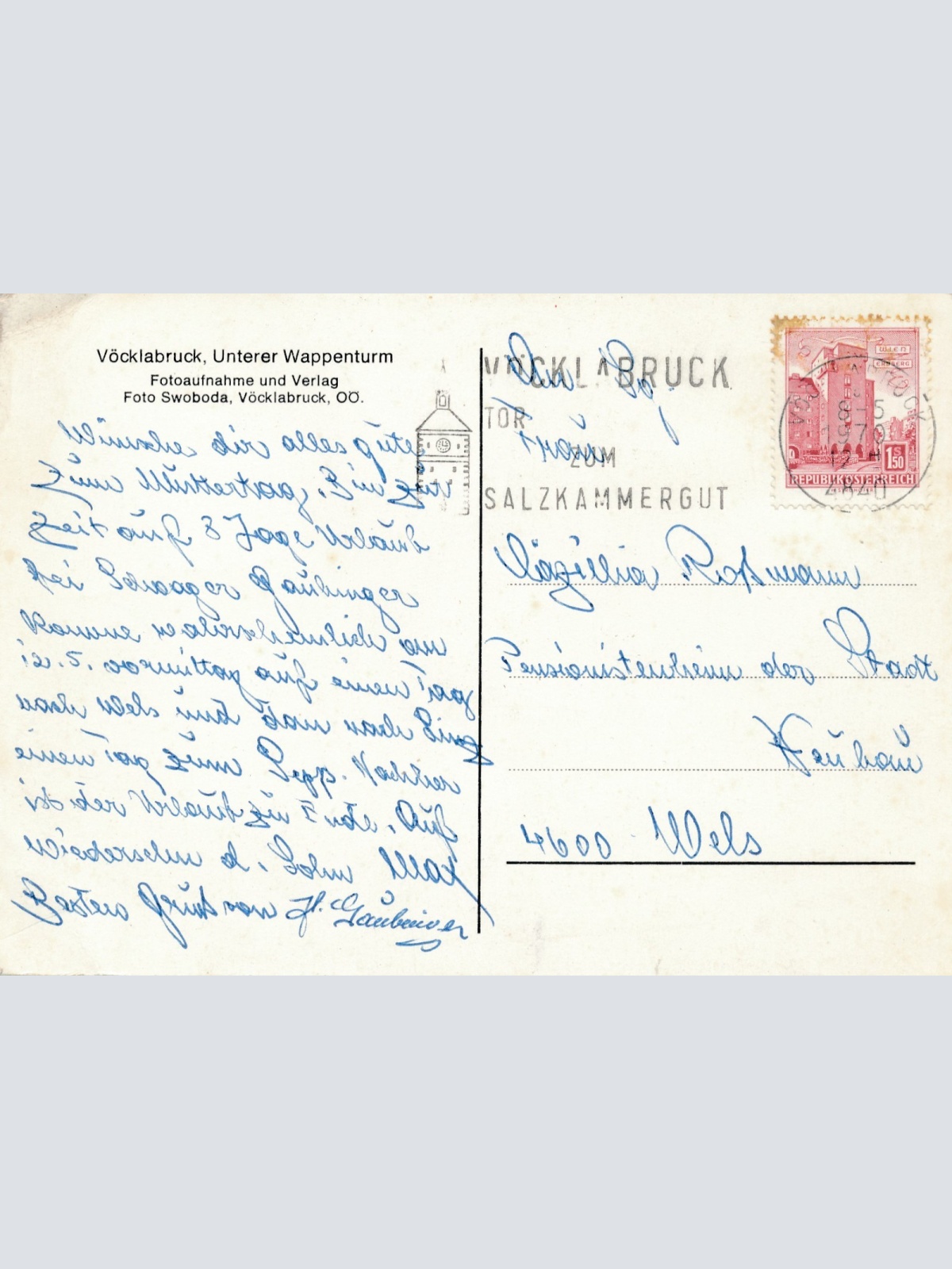 AK aus Vöcklabruck Oberösterreich Ansichtskarte (17111)