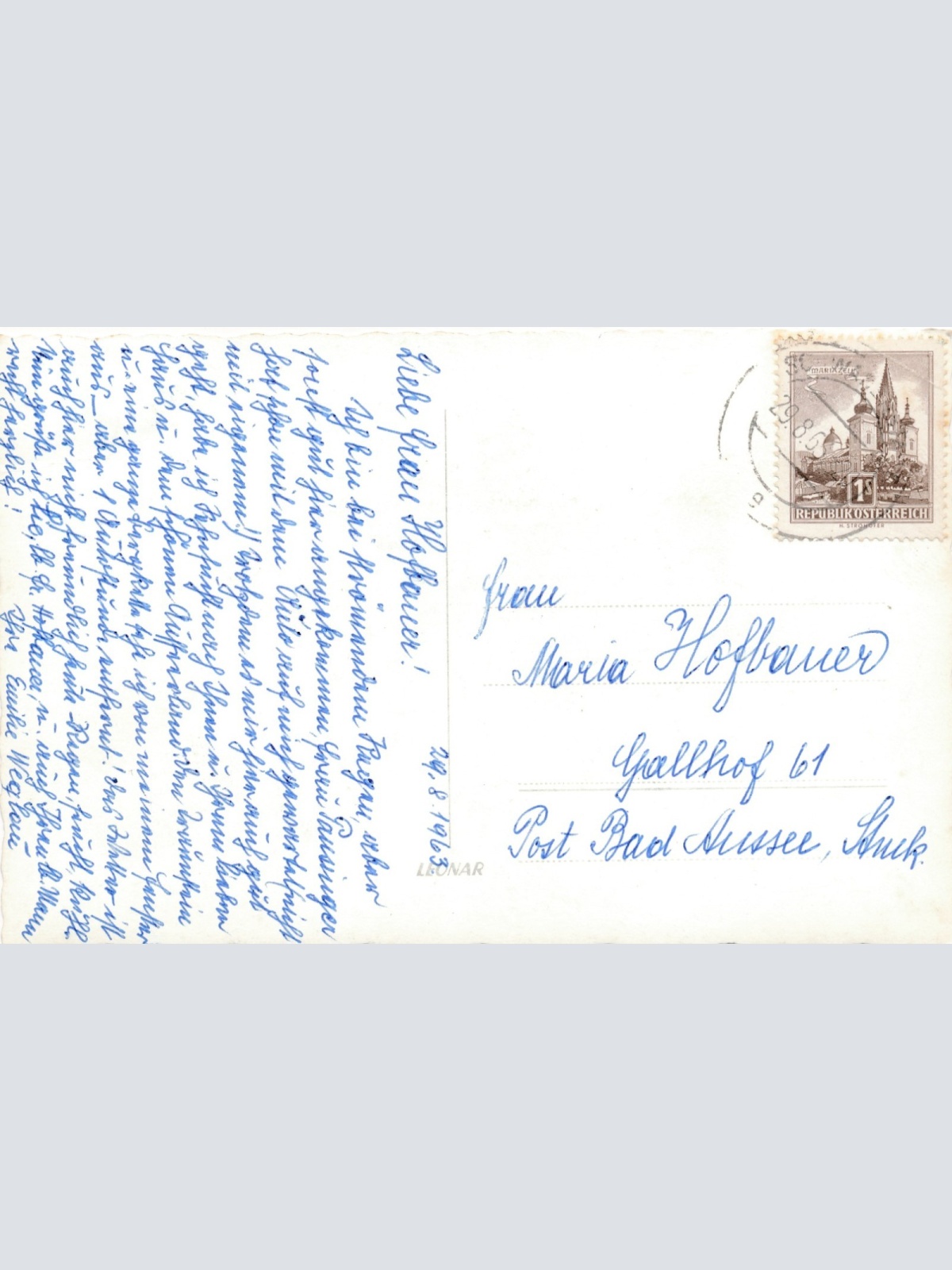 AK vom Traunfall Oberösterreich Ansichtskarte (17123)