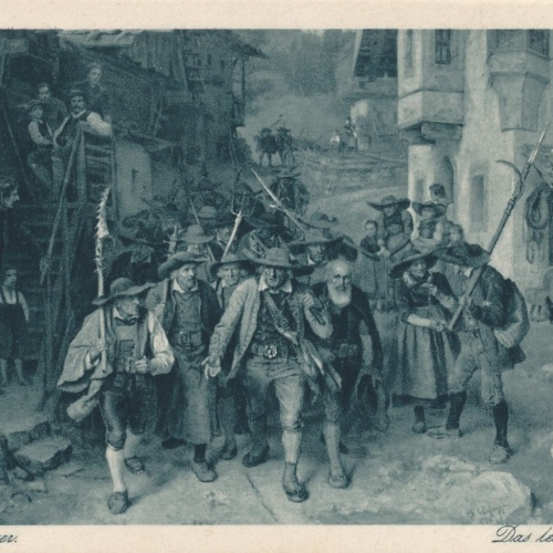 AK das letzte Aufgebot Ansichtskarte (16973)