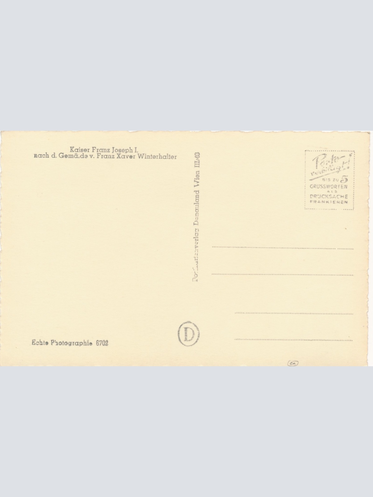AK Militaria Kaiser Franz Josef nach dem Gemälde Ansichtskarte (16977)